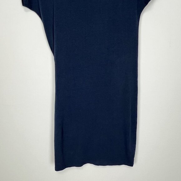 Tasc Performance Womens Navy Blue Tie Front T Shirt Dress Activewear size Small - Picture 7 of 11